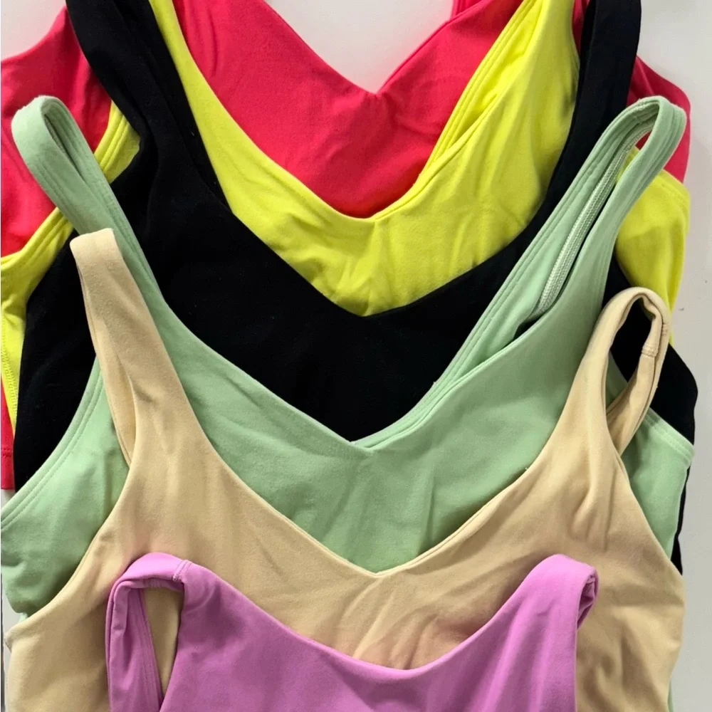 lululemon align Tank Tops - Black, Green, Yellow, Pink, Red, Beige - Picture 3 of 6